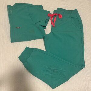 FIGS Surgical Green Scrub Set | Small Petite | Catarina + Zamora | EUC!!